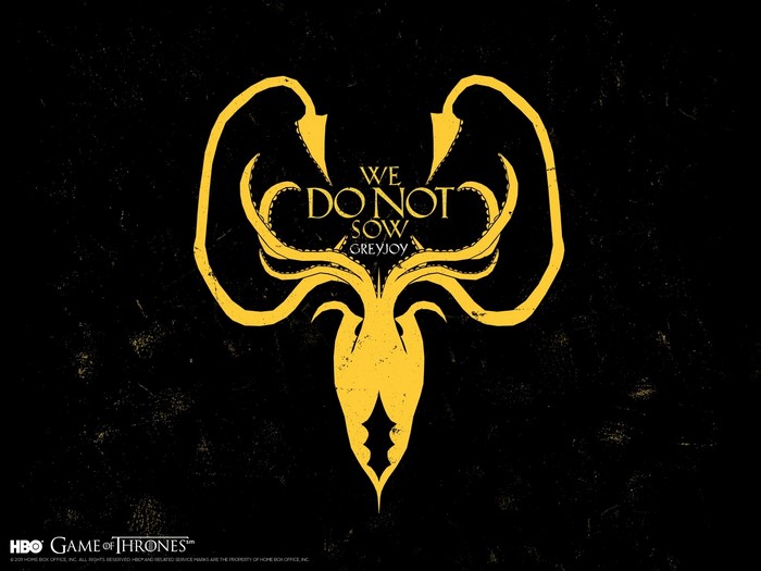 House Greyjoy Sigil from Game of Thrones