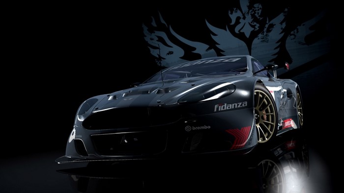 Aston Martin race car from Race Driver GRID