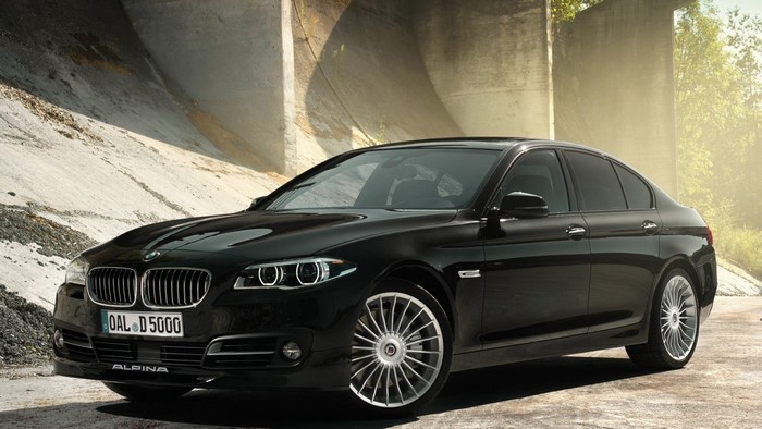 Black Alpina B5 S Bi-Turbo Sedan parked outdoors