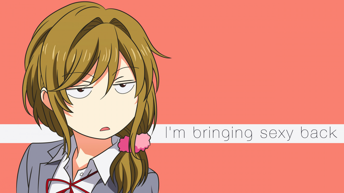 Seo Yuzuki from Gekkan Shoujo Nozaki-kun with text