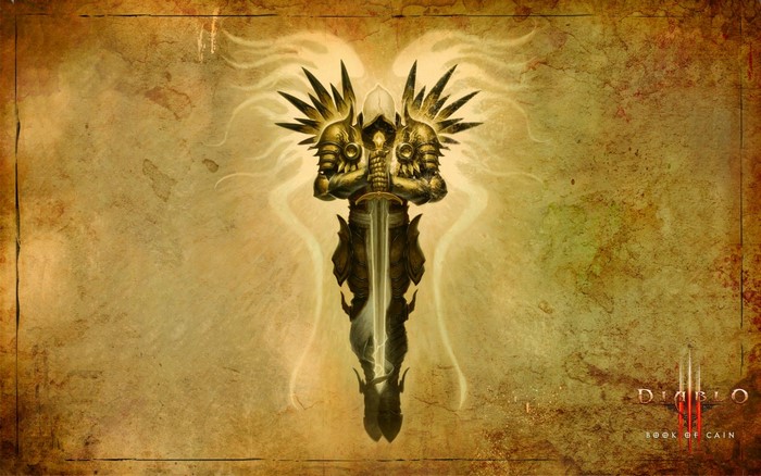 Tyrael from Diablo III Book of Cain