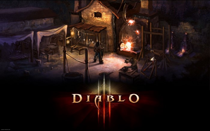 Diablo III blacksmith scene