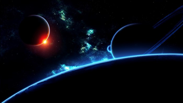 Planets and nebulae in outer space