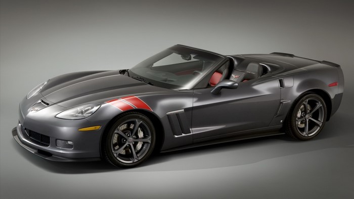 Gray Chevrolet Corvette C6 ZR1 Convertible