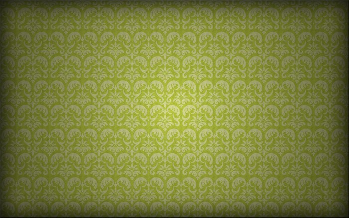 Green and white damask pattern textile
