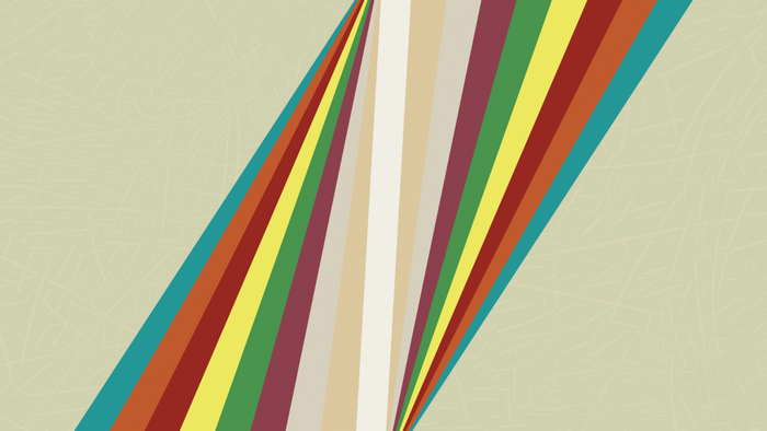 Abstract colorful stripes on textured background
