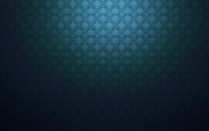 Blue and green abstract damask pattern with gradient