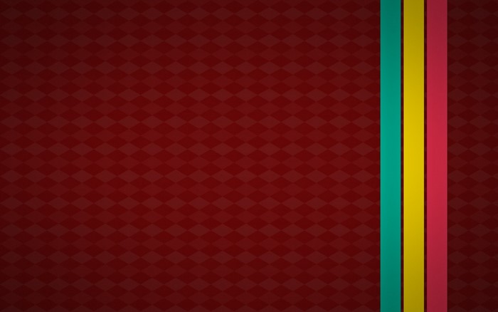 Abstract red diamond pattern with vertical stripes