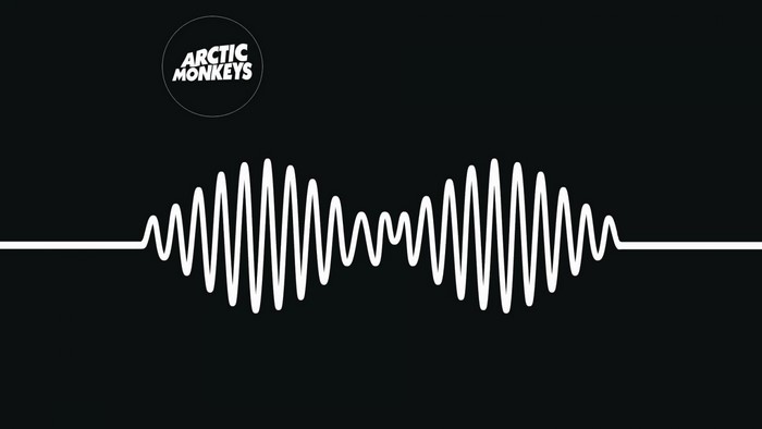 Arctic Monkeys logo with waveform
