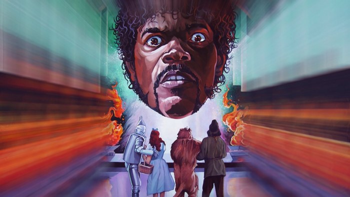 Samuel L. Jackson as the Wizard from The Wizard of Oz