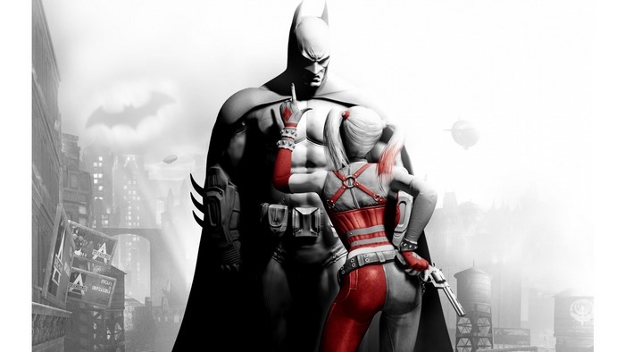 Batman and Harley Quinn from DC Comics