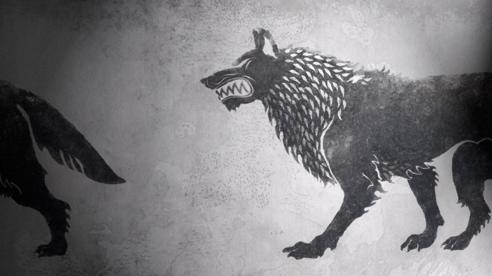 Direwolves from Game of Thrones