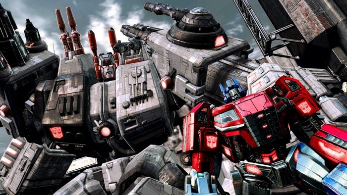 Optimus Prime and Omega Supreme from Transformers