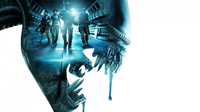Alien: Isolation - Space Marines and Xenomorph