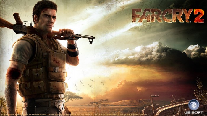 Soldier with rifle in Far Cry 2