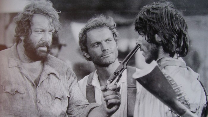 Bud Spencer and Terence Hill in They Call Me Trinity