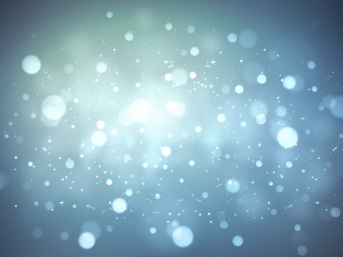 Abstract bokeh lights and particles