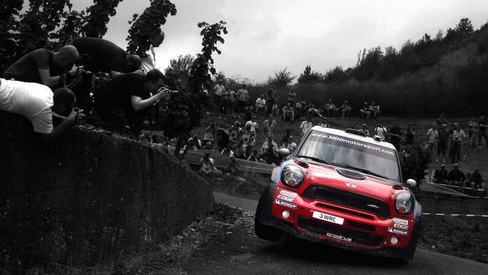 Mini Countryman Racing in WRC Rally