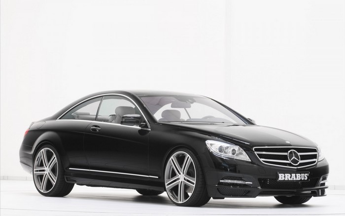 Black Brabus Mercedes-Benz CL Class Coupe