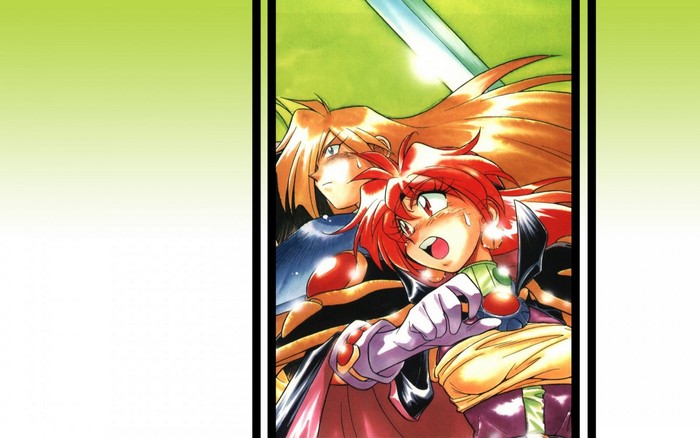 Lina Inverse and Gourry Gabriev from Slayers