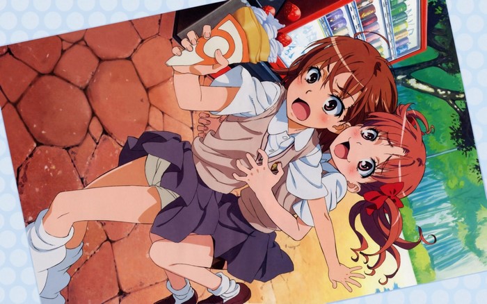 Misaka Mikoto and Shirai Kuroko from To Aru Kagaku no Railgun