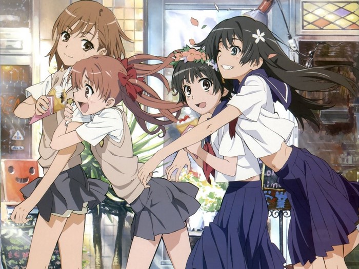 Anime girls from To Aru Kagaku no Railgun