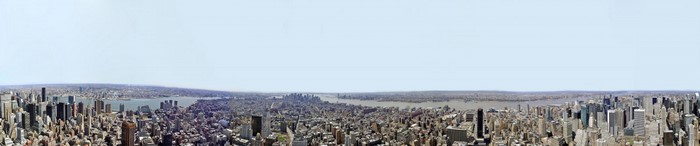 New York City skyline panorama