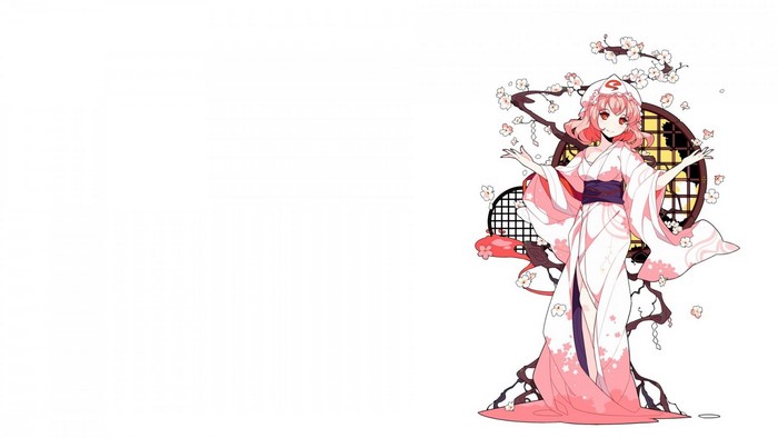 Saigyouji Yuyuko from Touhou Project