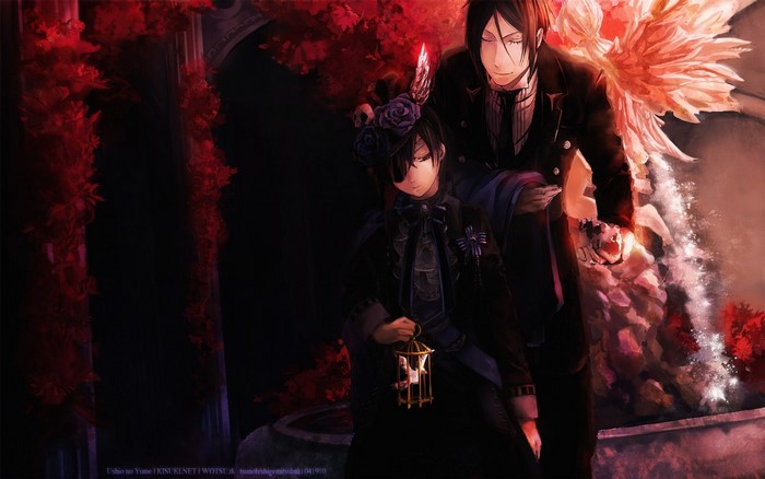 Ciel Phantomhive and Sebastian Michaelis from Kuroshitsuji