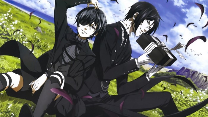 Ciel Phantomhive and Sebastian Michaelis from Black Butler