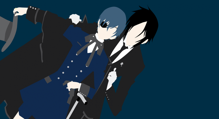 Ciel Phantomhive and Sebastian Michaelis from Black Butler