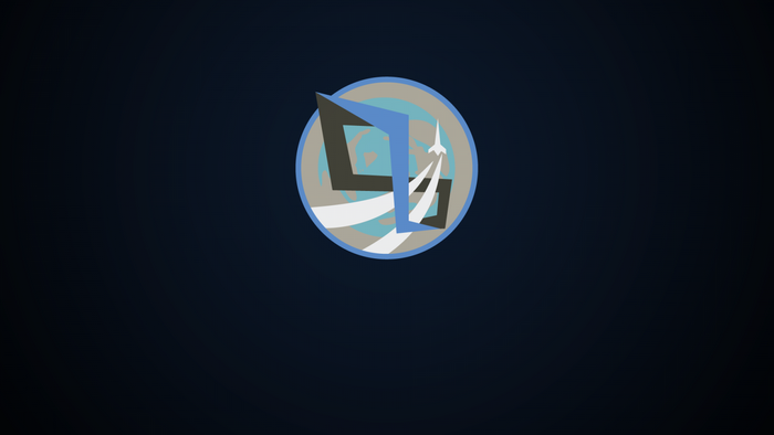 Ace Combat 7 logo with rocket