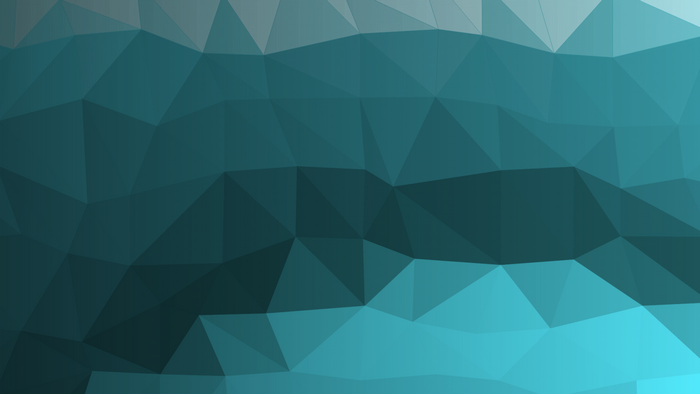 Teal and blue polygonal abstract pattern