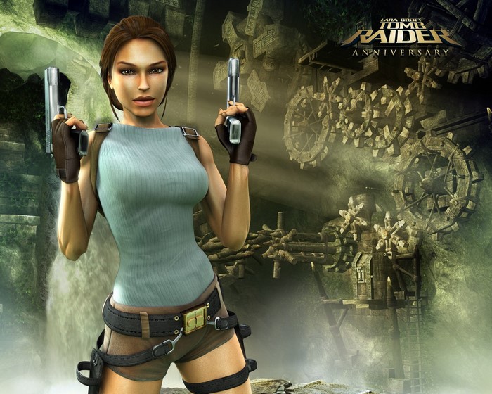 Lara Croft from Tomb Raider Anniversary