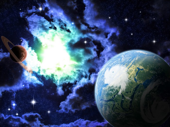 Planets and nebulae in outer space