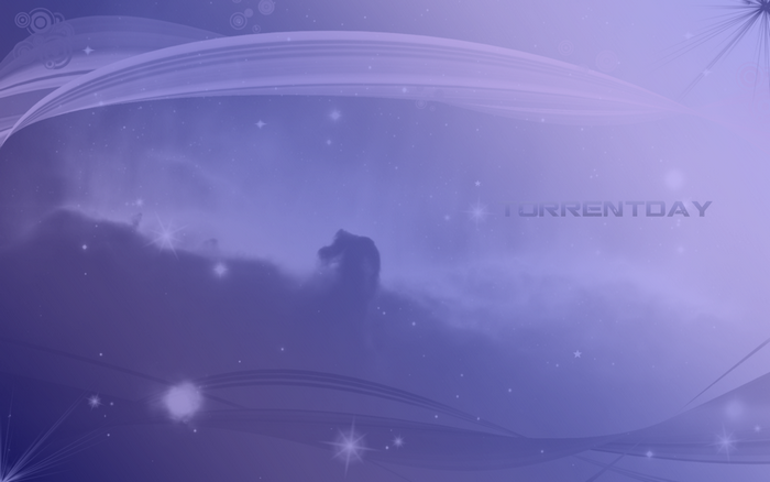 TorrentDay abstract blue space background