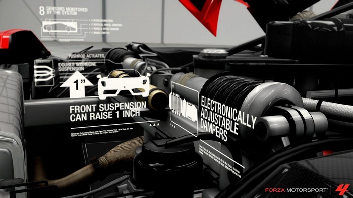 Forza Motorsport 4 car suspension system