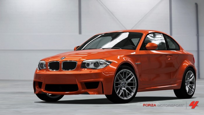 Orange BMW 1 Series Coupe from Forza Motorsport 4