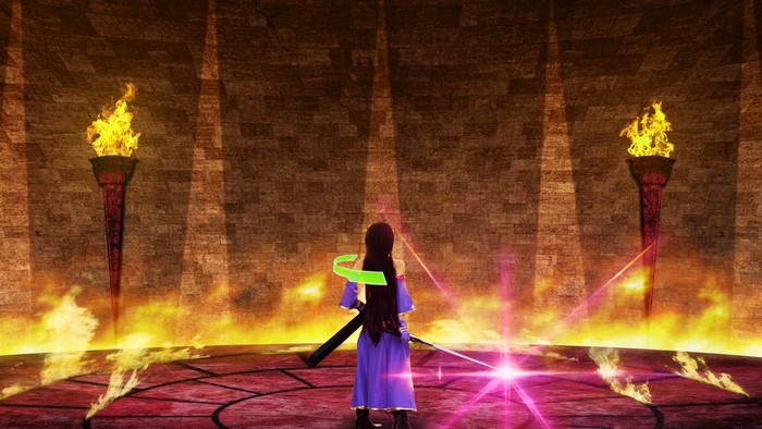 Konno Yuuki from Sword Art Online performing on stage