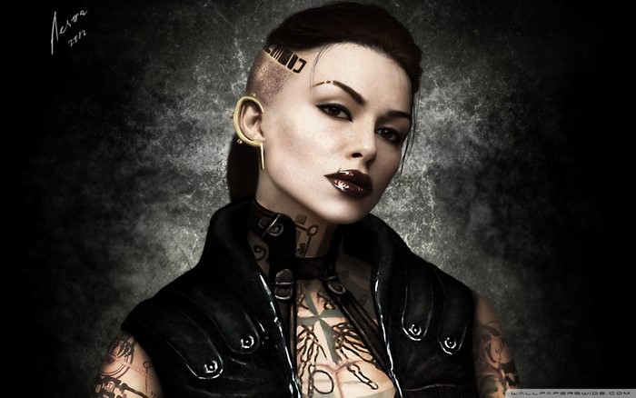 Jack from Mass Effect 2 portrait