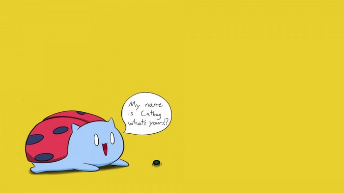 Catbug from Bravest Warriors talking to a ladybug