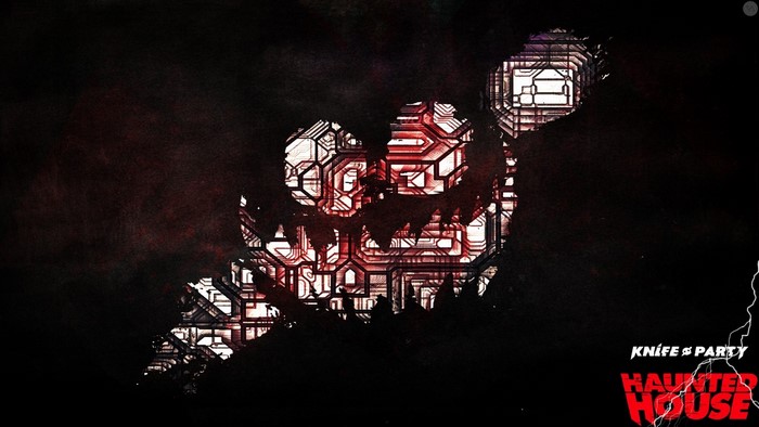 Knife Party Haunted House Album Cover