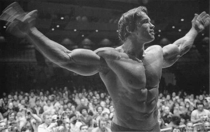Arnold Schwarzenegger bodybuilding competition