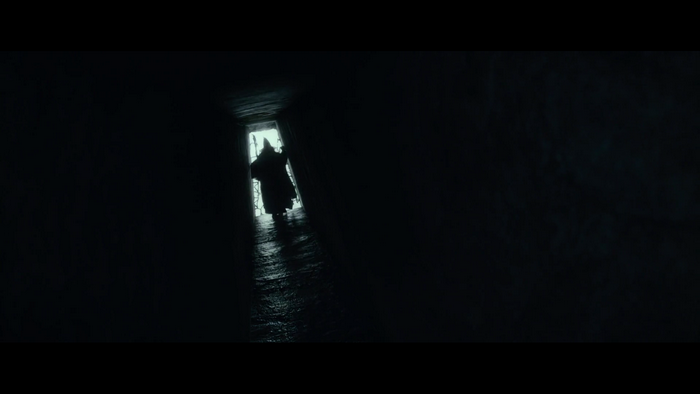 Gandalf in a dark tunnel