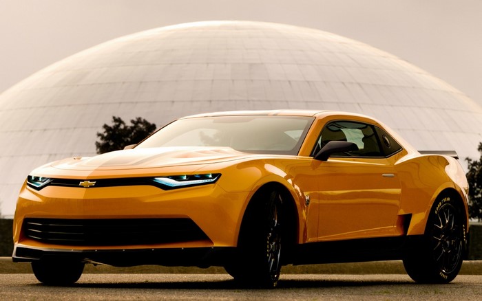 Yellow Chevrolet Camaro Bumblebee Transformer