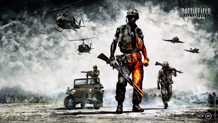 Battlefield: Bad Company 2 Vietnam video game art