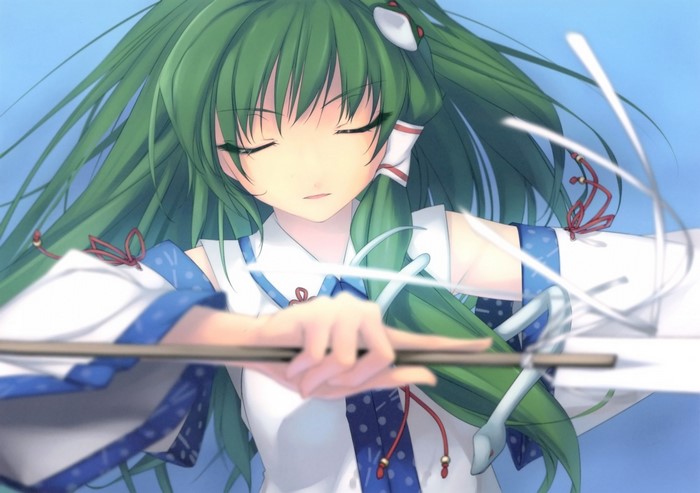 Kochiya Sanae from Touhou