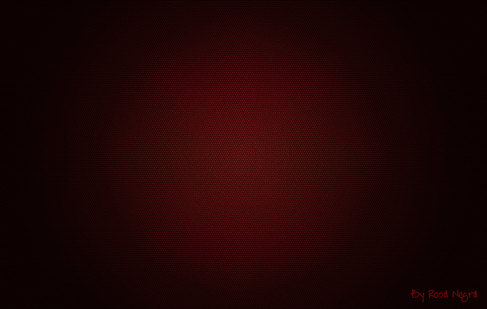 Red textured background with signature