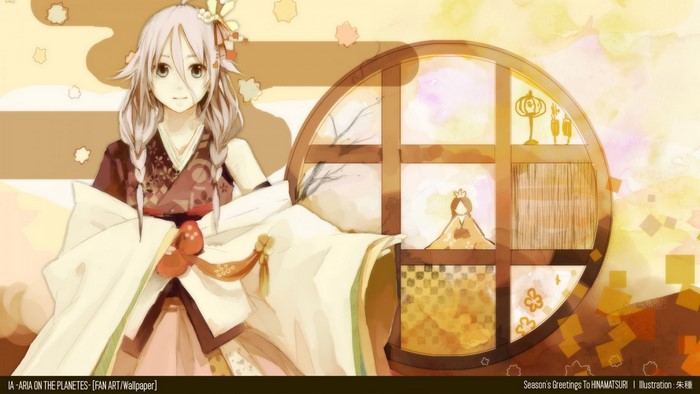 IA from Vocaloid in Japanese clothes
