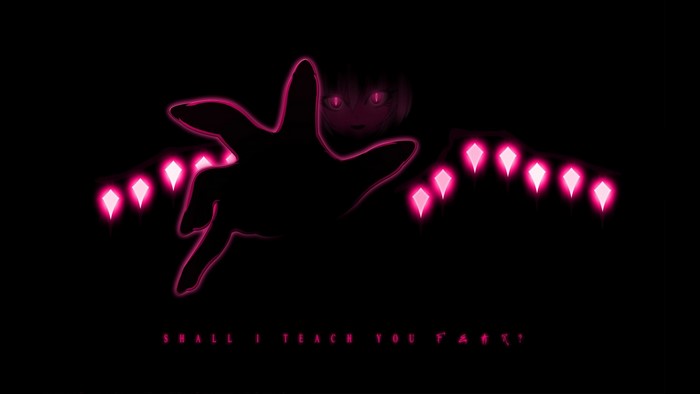 Flandre Scarlet from Touhou Project with neon hands